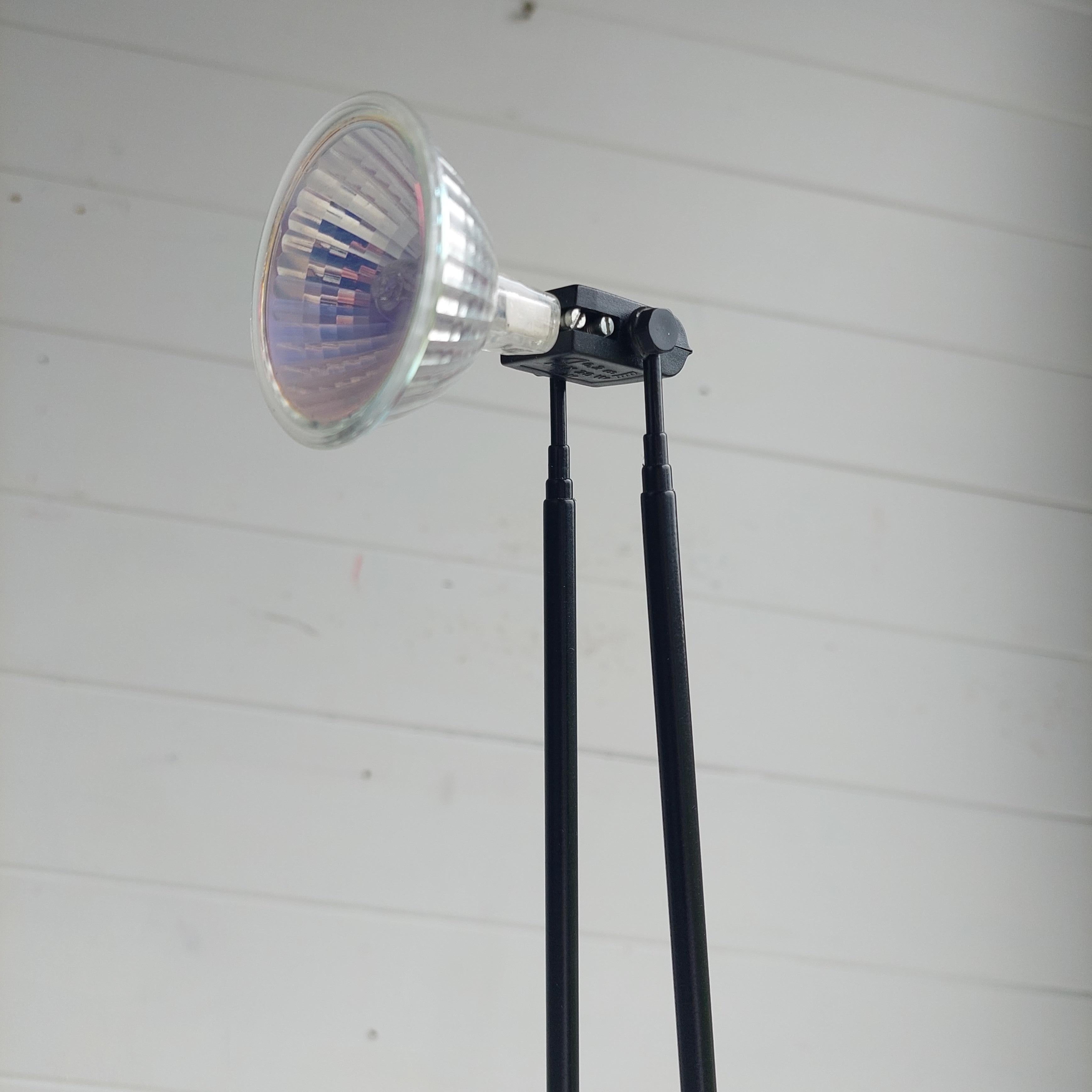 Mid Century Postmodern Ikea floor table lamp telescope halogen minimalist  80s 8