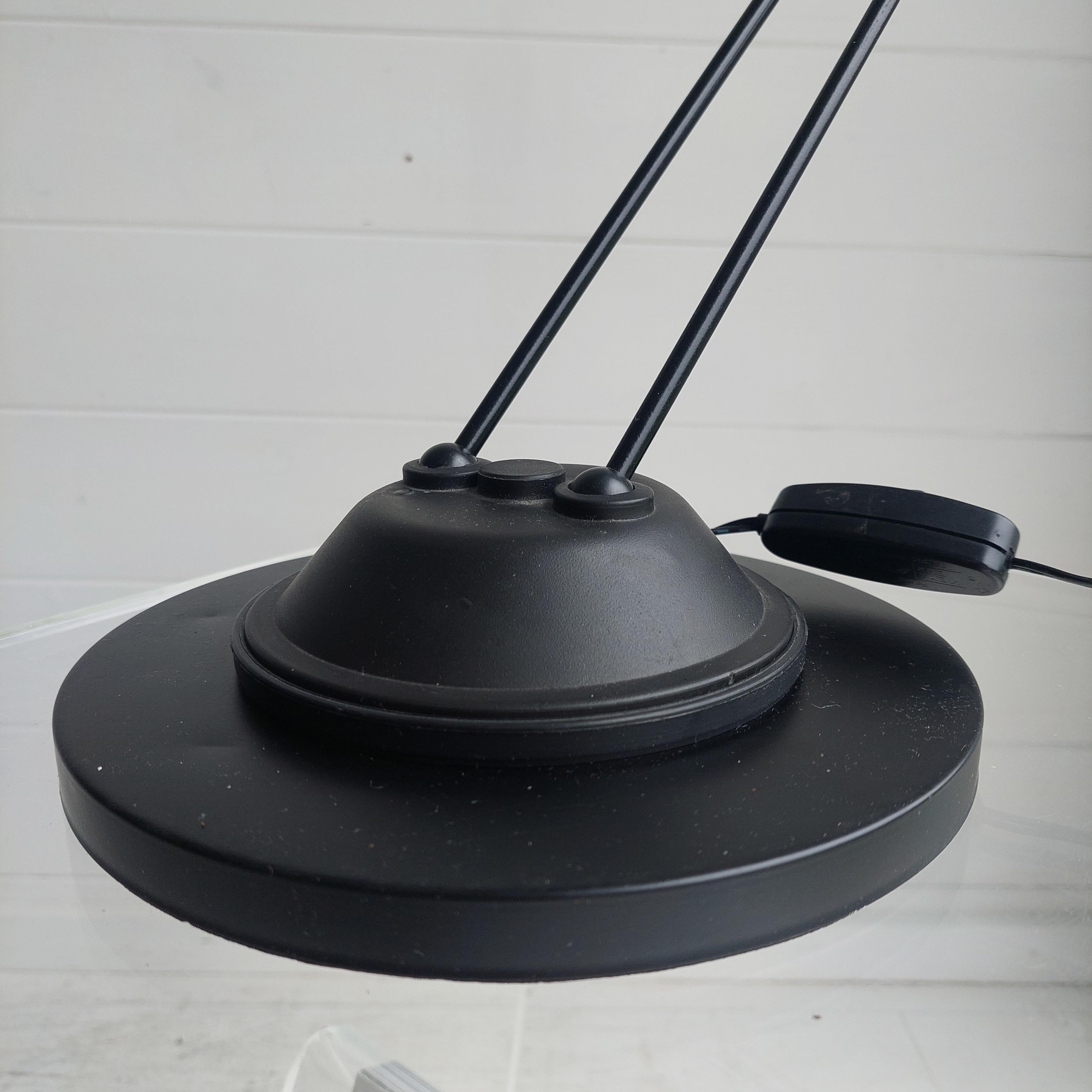 Mid Century Postmodern Ikea floor table lamp telescope halogen minimalist  80s 10