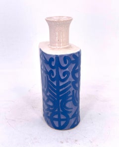 Mid-Century / Postmodern Ikebana Style Ceramic Vase