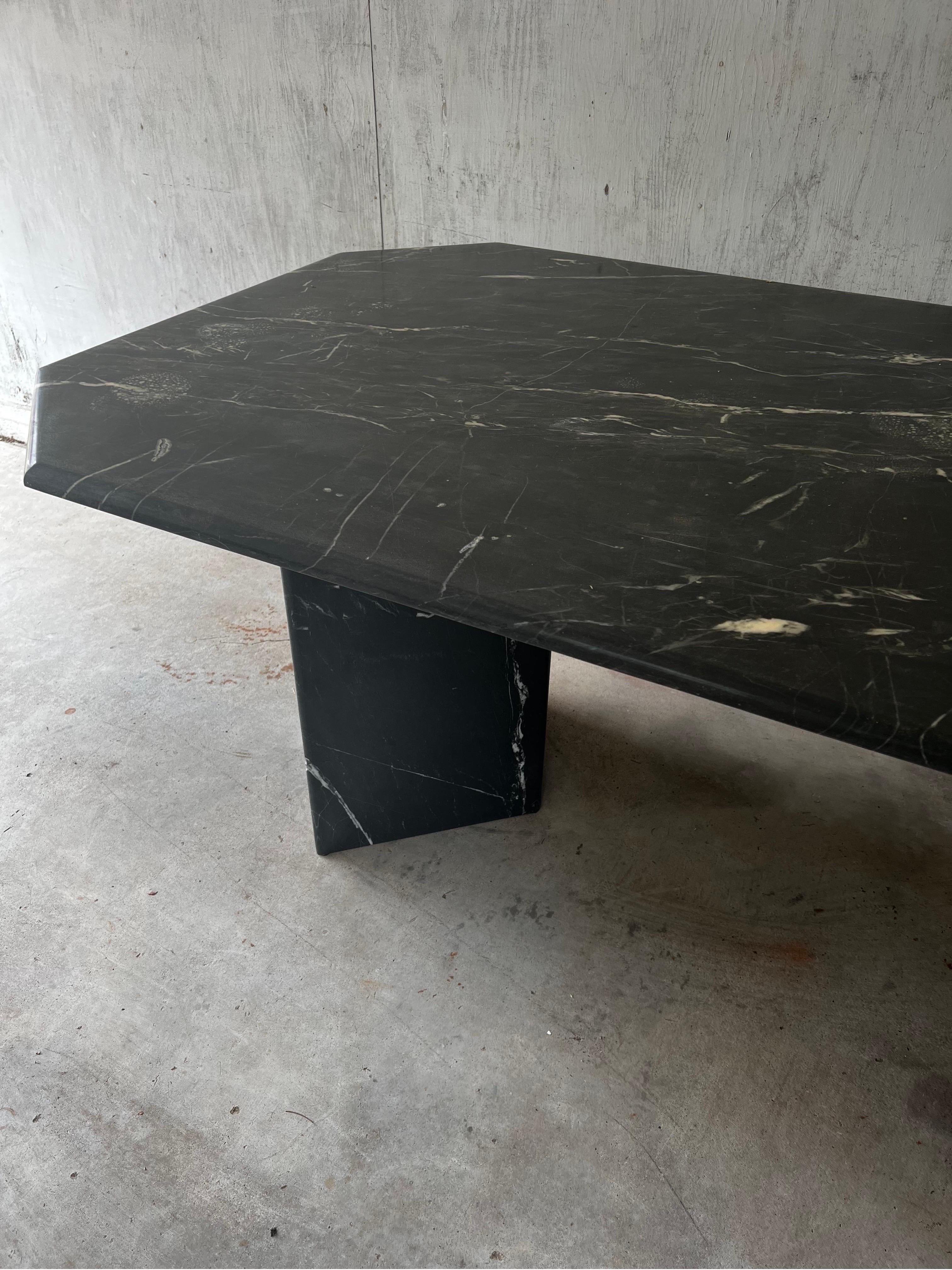 20th Century Mid-Century/Postmodern Marble Dining Table For Sale