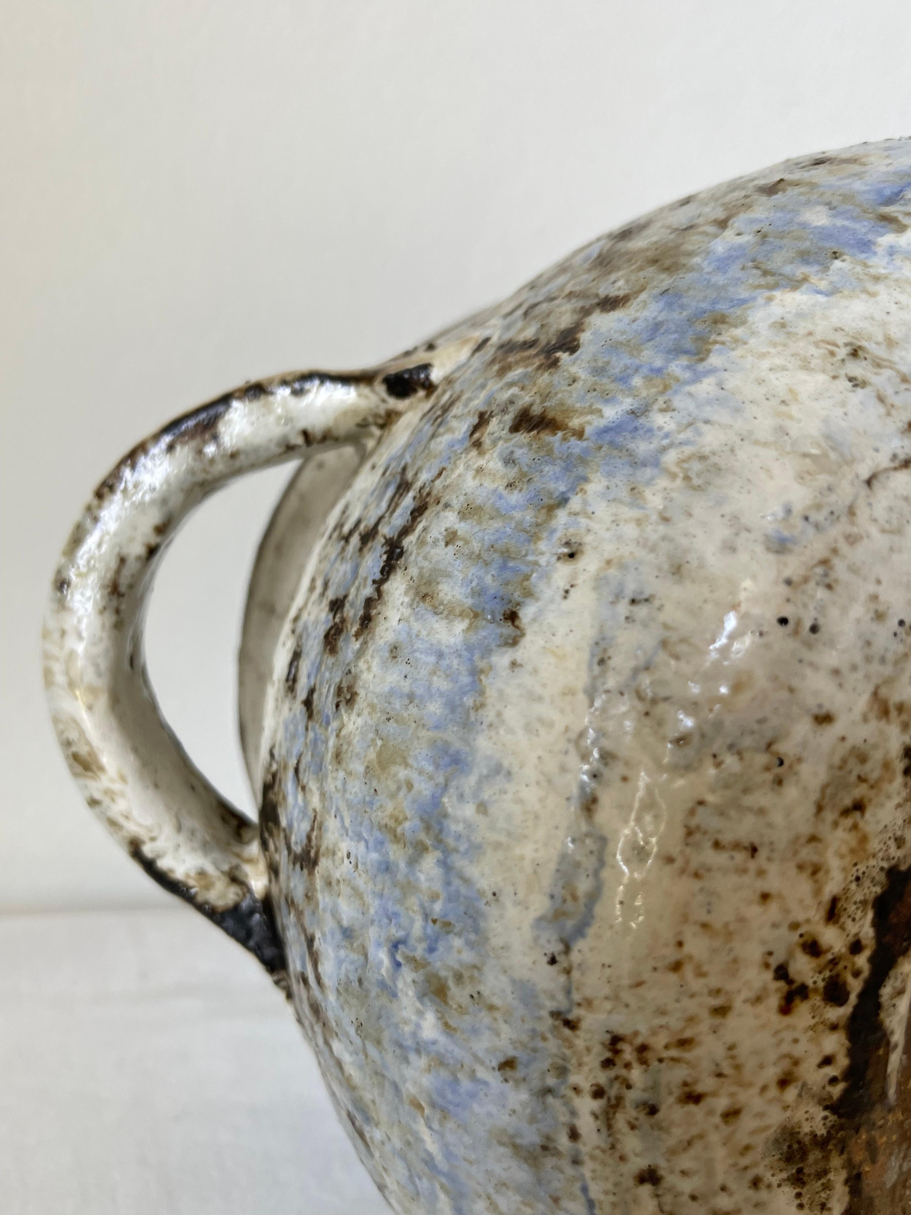 Mid Century Pot Ceramic Vallauris Signed Thiry For Sale 3