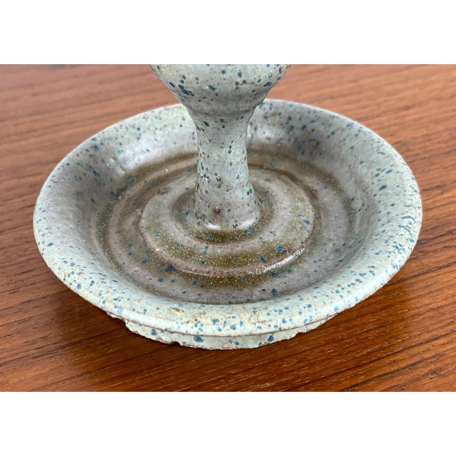 Portacandele in ceramica di metà secolo, anni '60 In condizioni ottime in vendita a Hamburg, DE