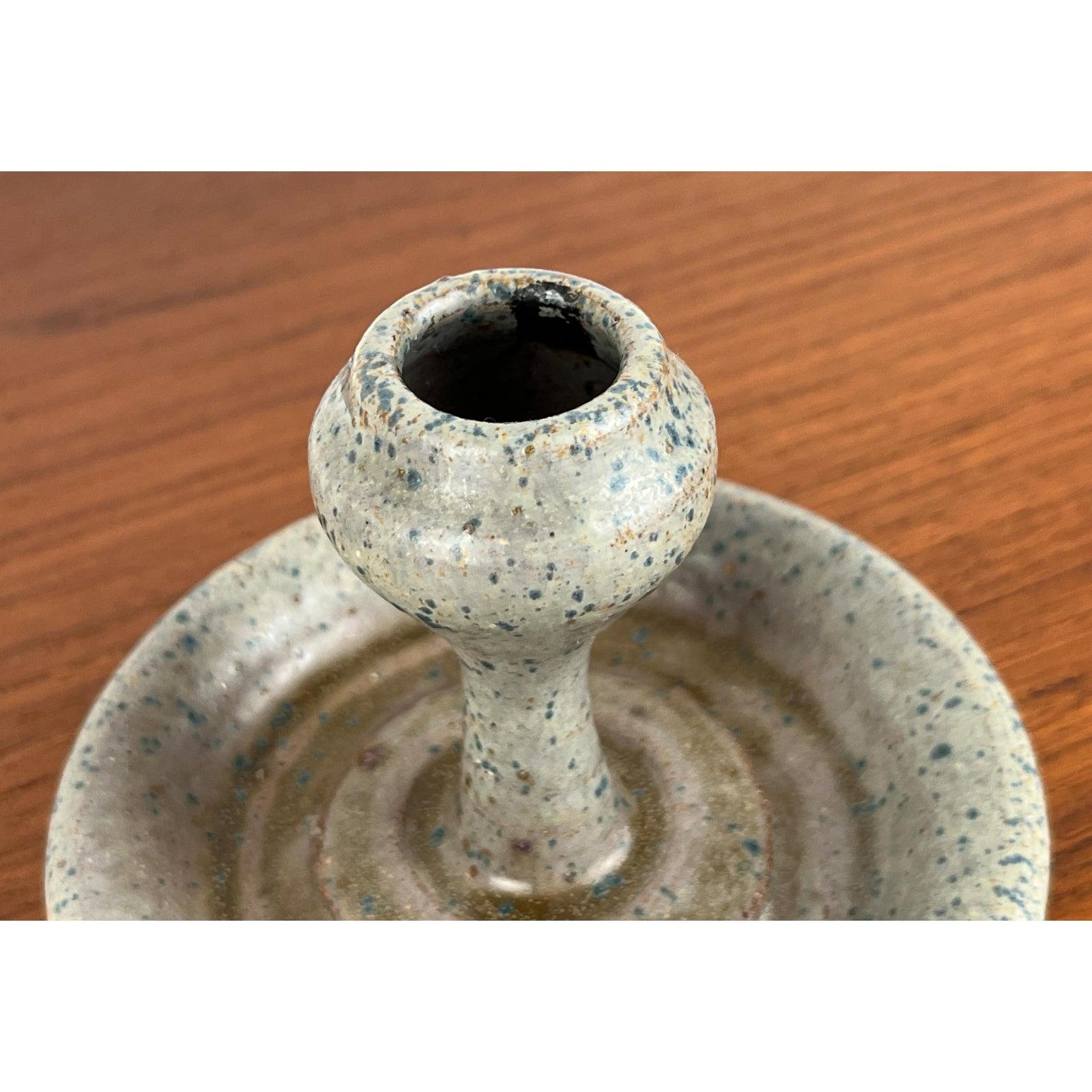 Portacandele in ceramica di metà secolo, anni '60 in vendita 1