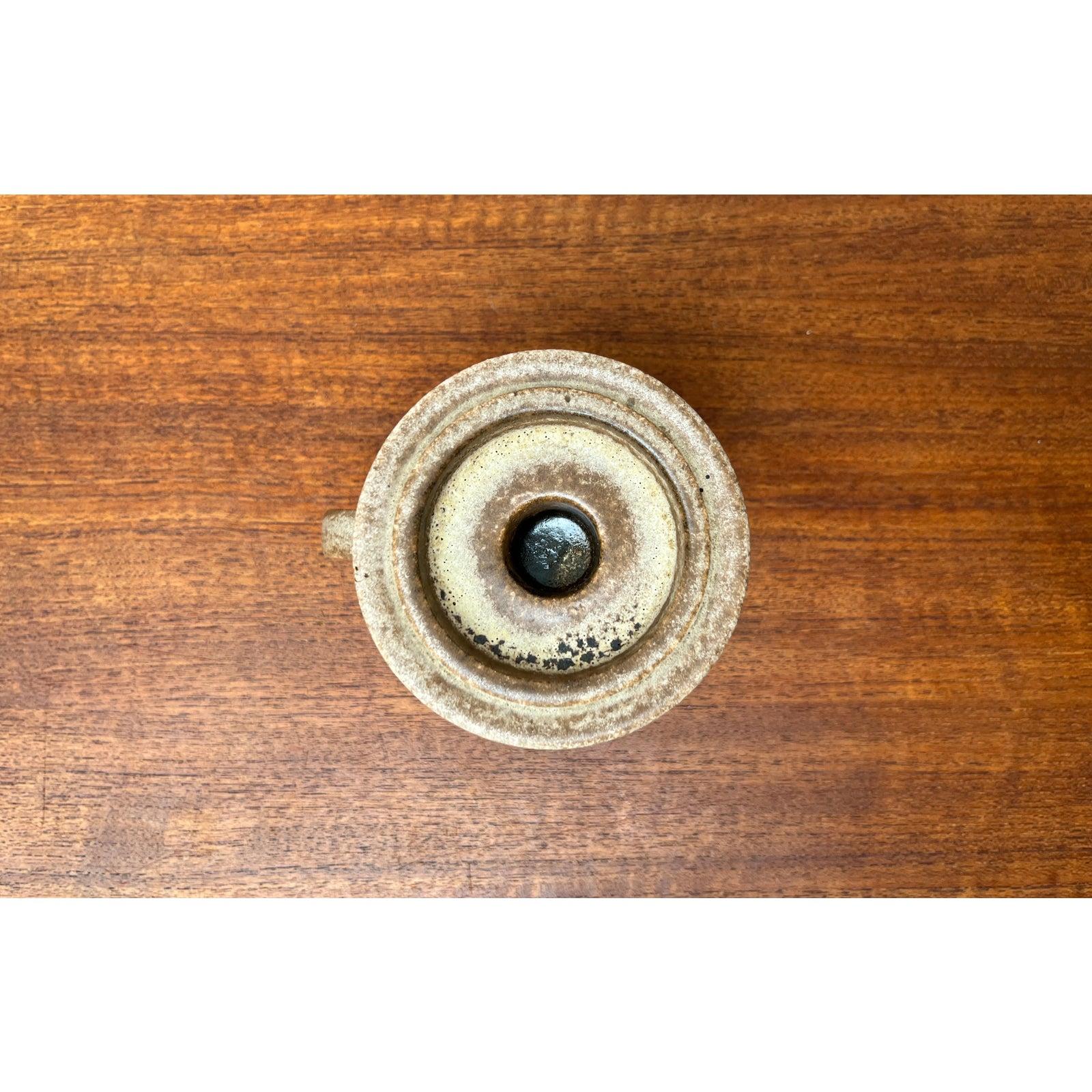 Mid-Century Pottery Candleholder from Steuler, WGP West German, 1960s In Excellent Condition For Sale In Hamburg, DE