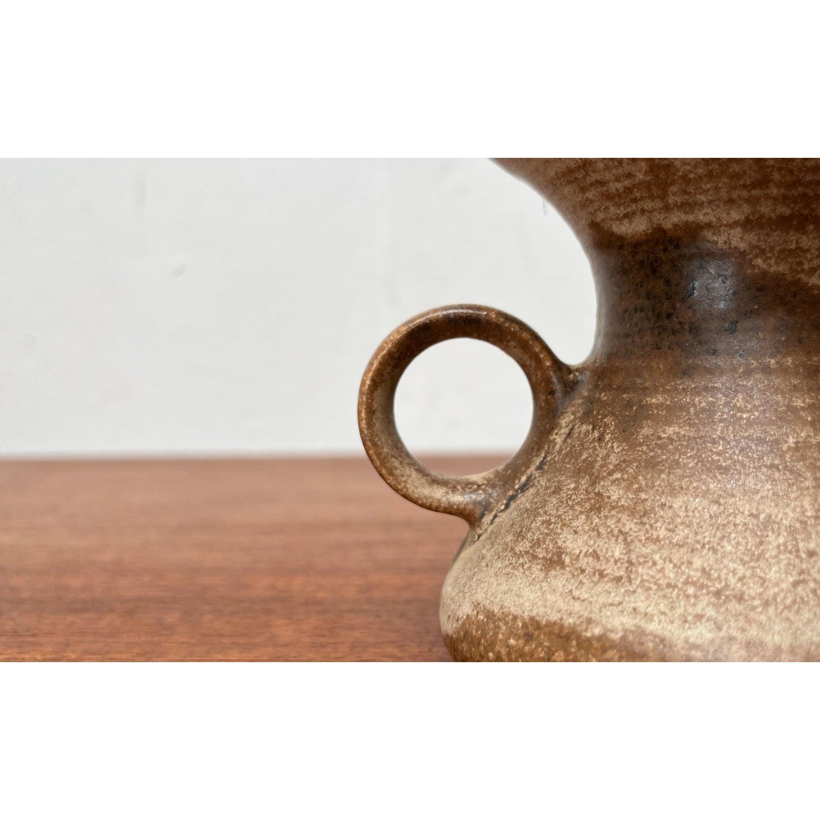 Mid-Century Pottery Candleholder from Steuler, WGP West German, 1960s For Sale 3