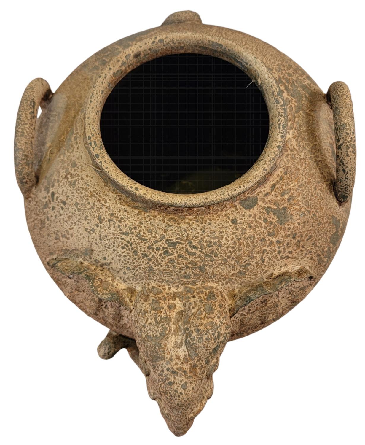 Mid century Pottery Elephant Vase 2