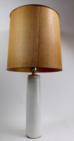 Lampe en poterie du milieu du siècle par Cole Pottery North Carolina
