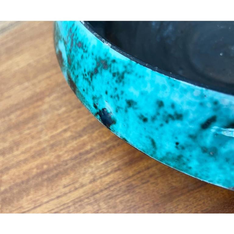 Mid-Century Pottery Large Bowl from BKW Böttger Keramik Wandsbek, Hamburg, 1960s For Sale 1