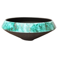Mid-Century Pottery Large Bowl from BKW Böttger Keramik Wandsbek, Hamburg, 1960s
