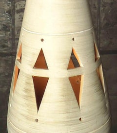 Mid-Century Pottery Pendant