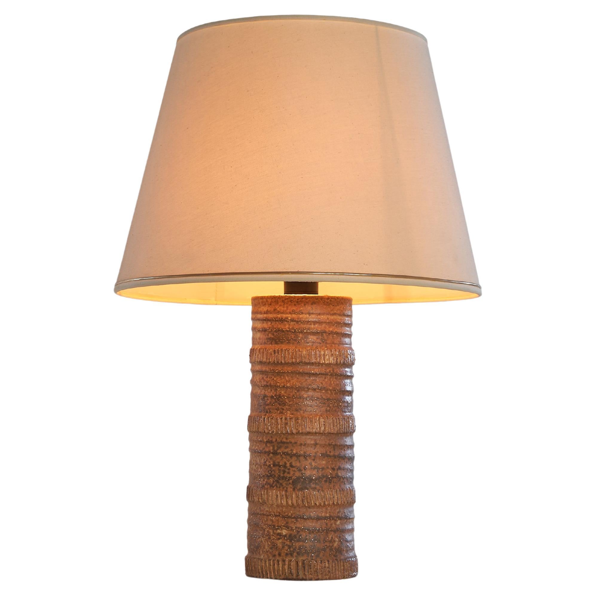 Mid-Century Pottery Table Lamp by Mobach