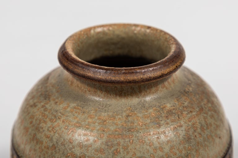 Midcentury Pottery Vase by Soholm Stentoj Bornholm, Denmark at 1stDibs