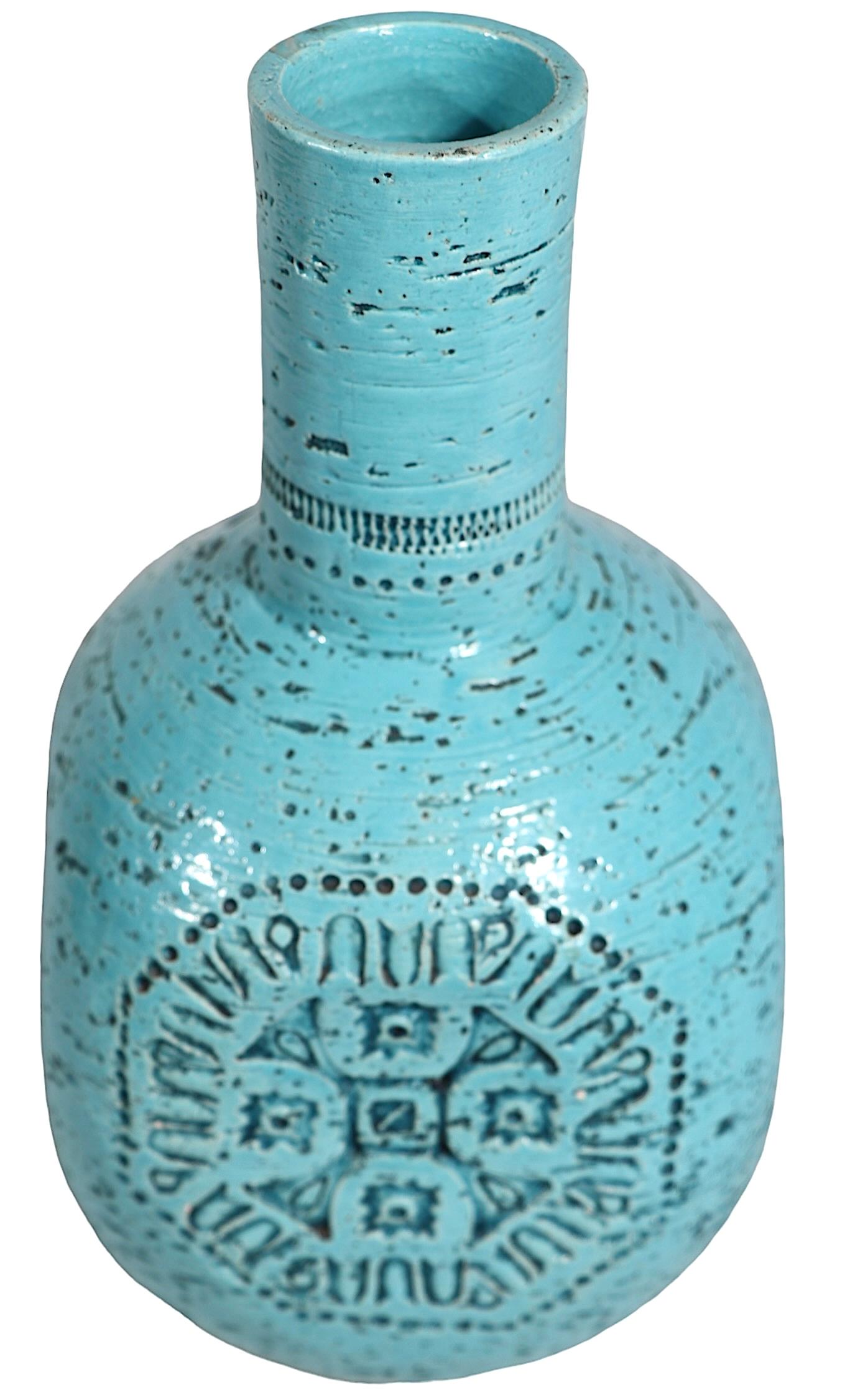  Vase en poterie du milieu du siècle  Importé par Raymor vers les années 1950 en vente 8