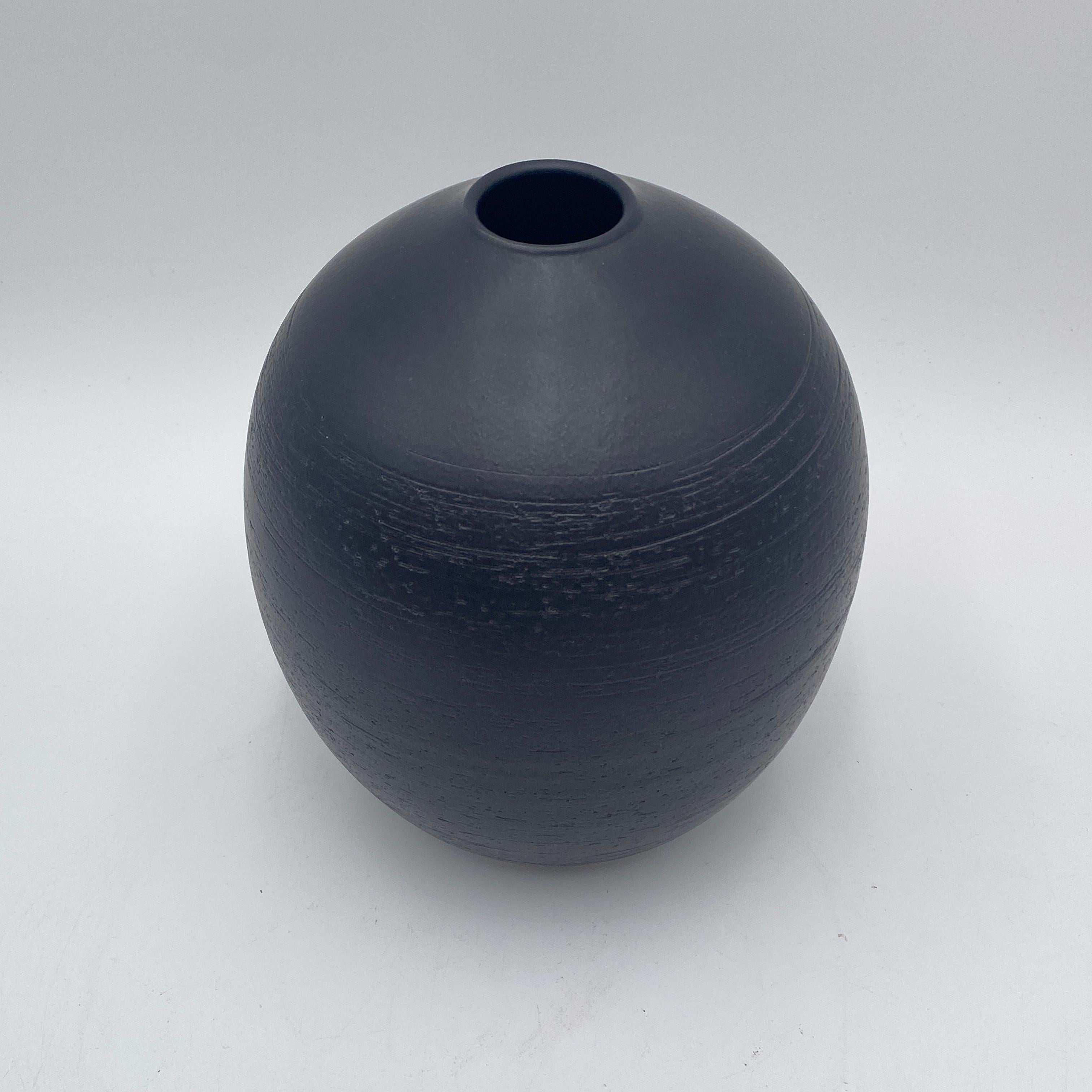 Mid-Century Modern Mid Century Pottery Vase Signed 20th Century For Sale