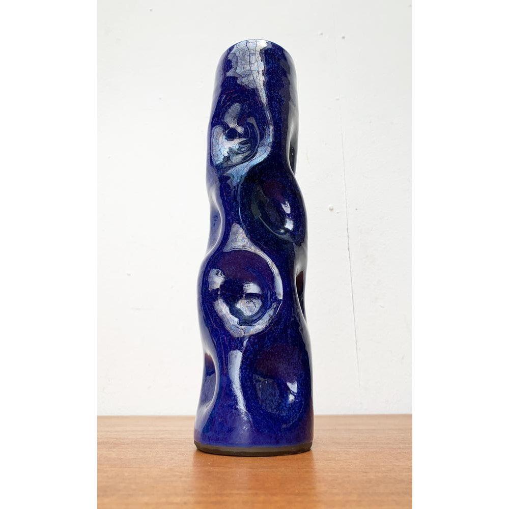 Ceramica Vaso in ceramica di metà secolo con forma organica di BKW Böttger Keramik Wandsbek in vendita