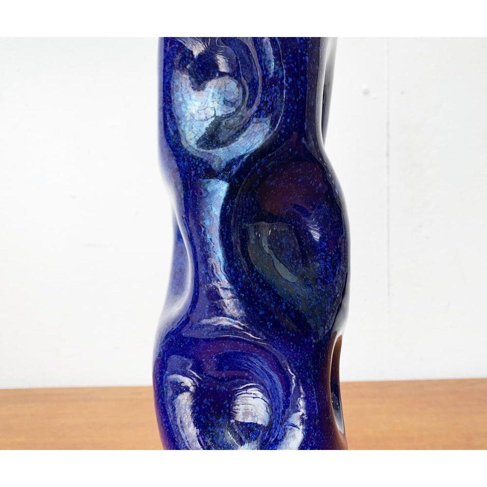 Vaso in ceramica di metà secolo con forma organica di BKW Böttger Keramik Wandsbek in vendita 1