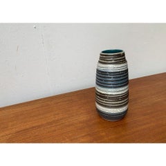 Mid-Century-Keramik WGP Fat Lava-Vase aus Scheurich, 1960er Jahre