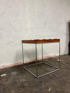 Mid Century Poul Cadovius Abstracta Game Table Surface Needlepoint