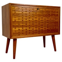 Mid Century Poul Cadovius Teak Drinks Cabinet