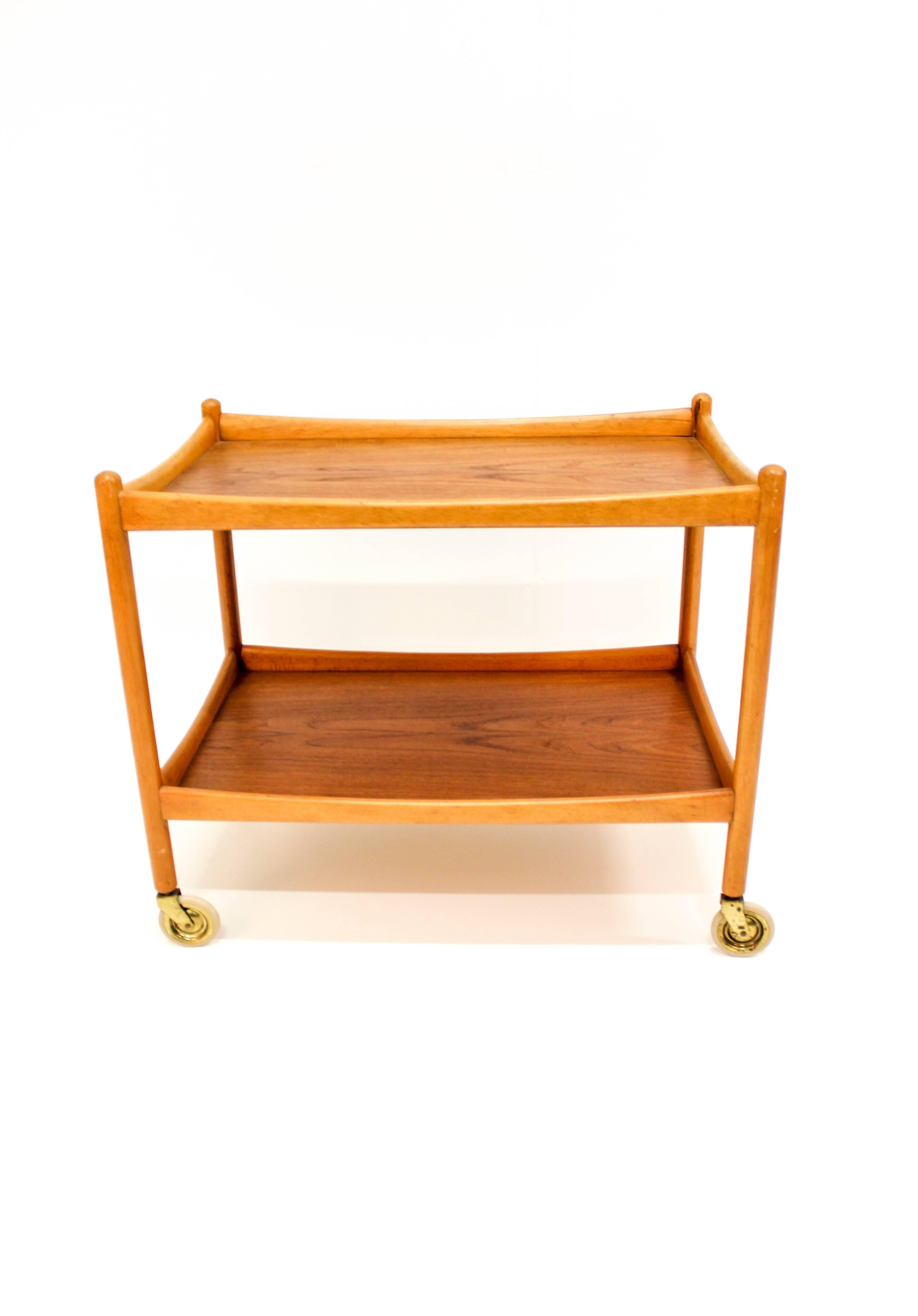 Midcentury Poul Volther Serving Cart for Gemla In Good Condition In Malmo, SE
