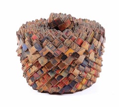 Mid-Century Prison Art Box from Cigarette Packs