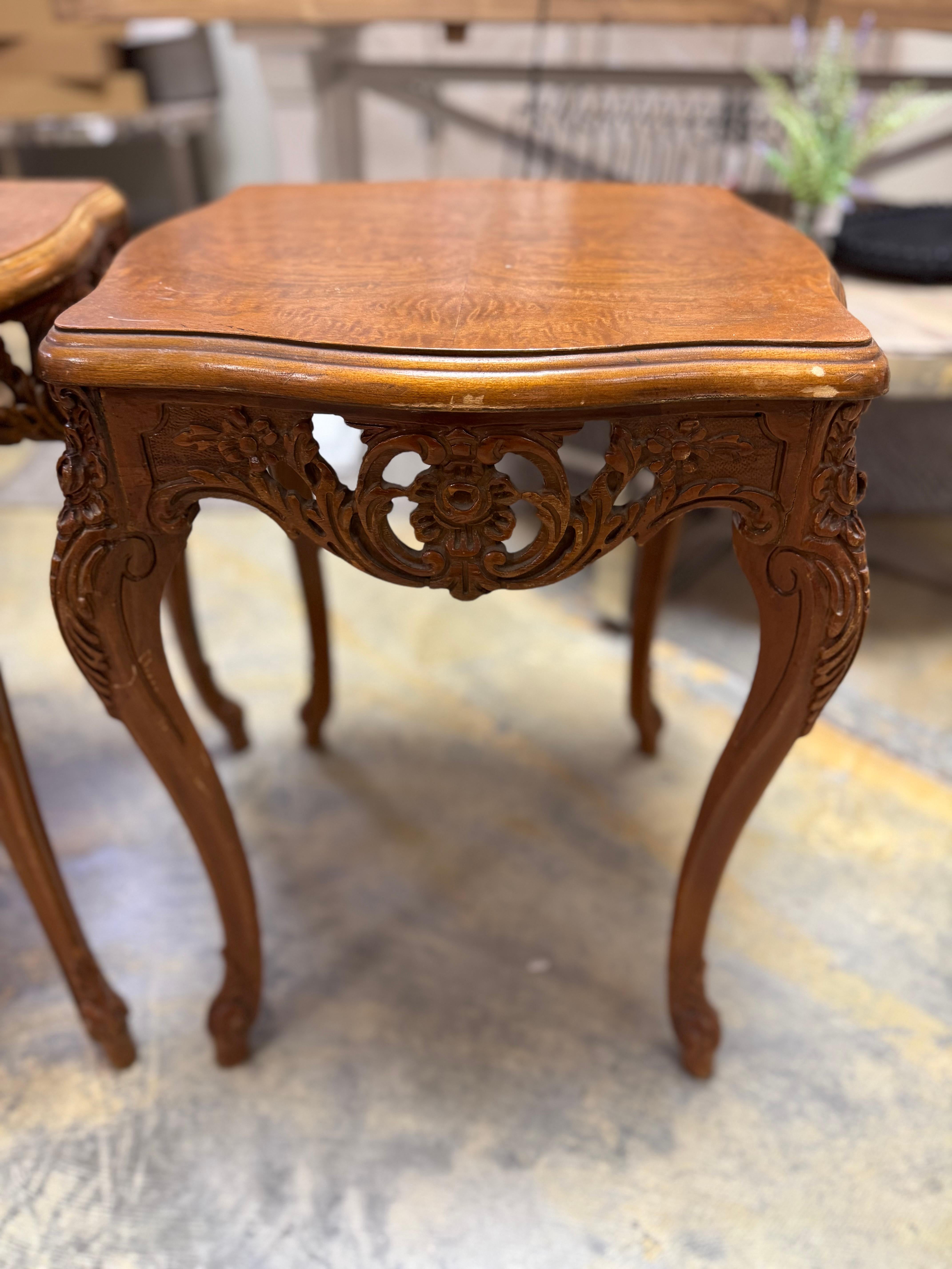 Tables d'appoint provisoires du milieu du siècle Hand Made Bon état - En vente à Birmingham, AL