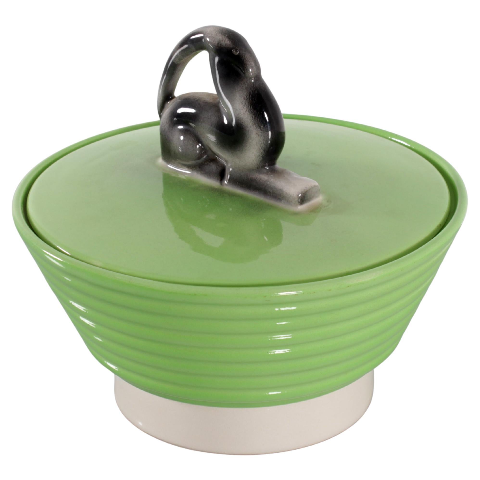 Mid-Century Pucci Umbertide Hand Glazed Ceramic Tureen 1950s Italy im Angebot