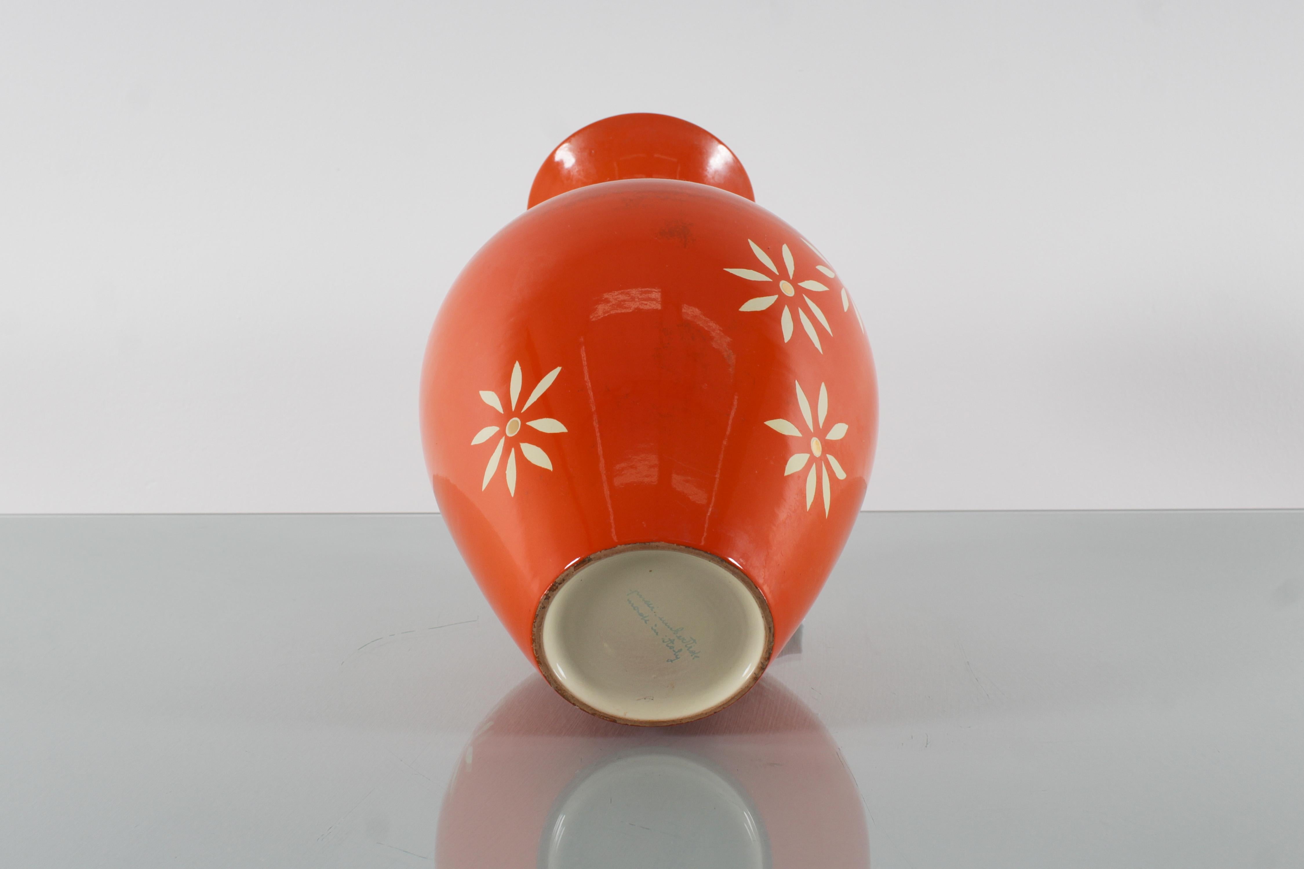 Vase Pucci Umbertide du milieu du siècle en céramique émaillée à la main 1950 Italie en vente 3