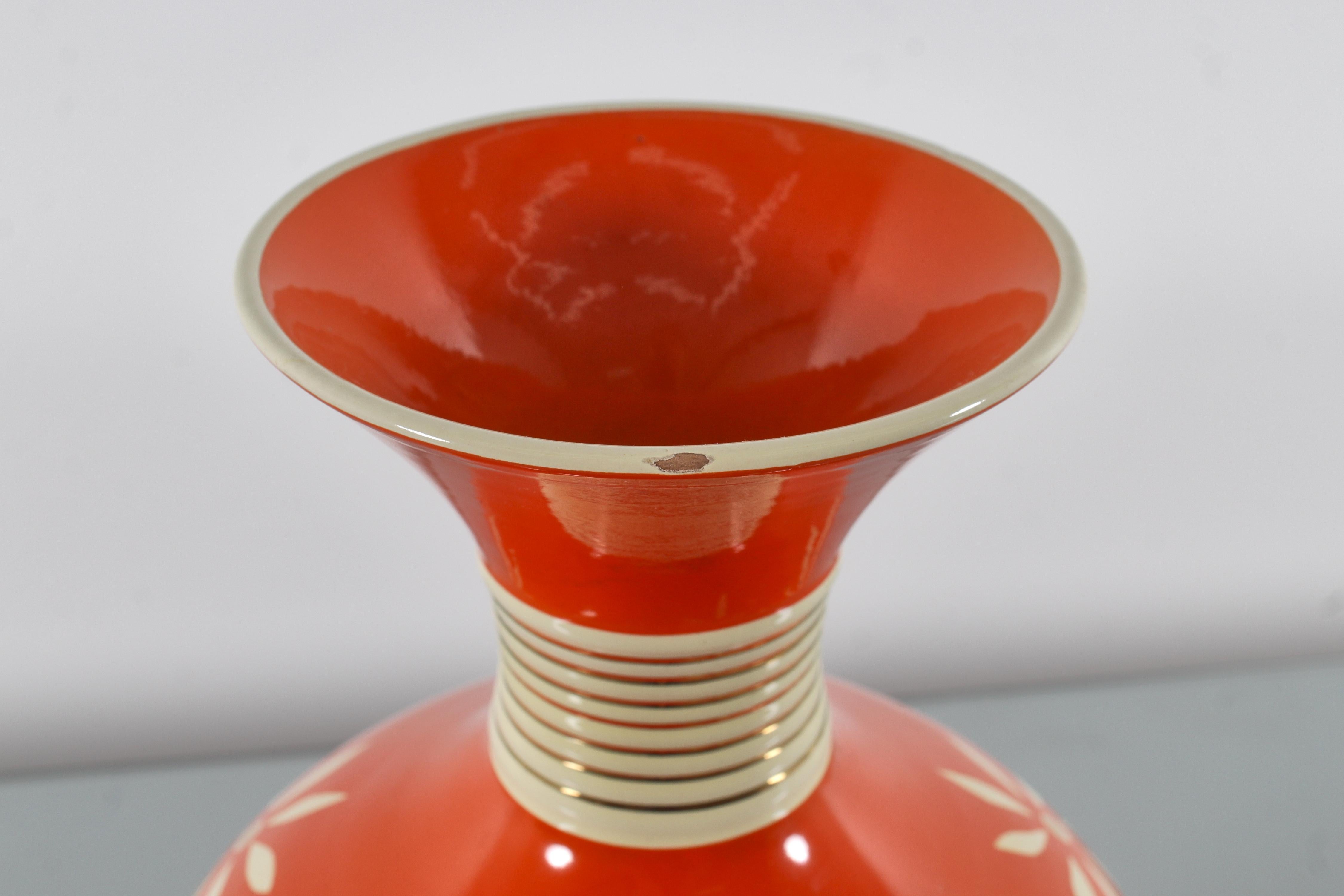 Vase Pucci Umbertide du milieu du siècle en céramique émaillée à la main 1950 Italie en vente 5