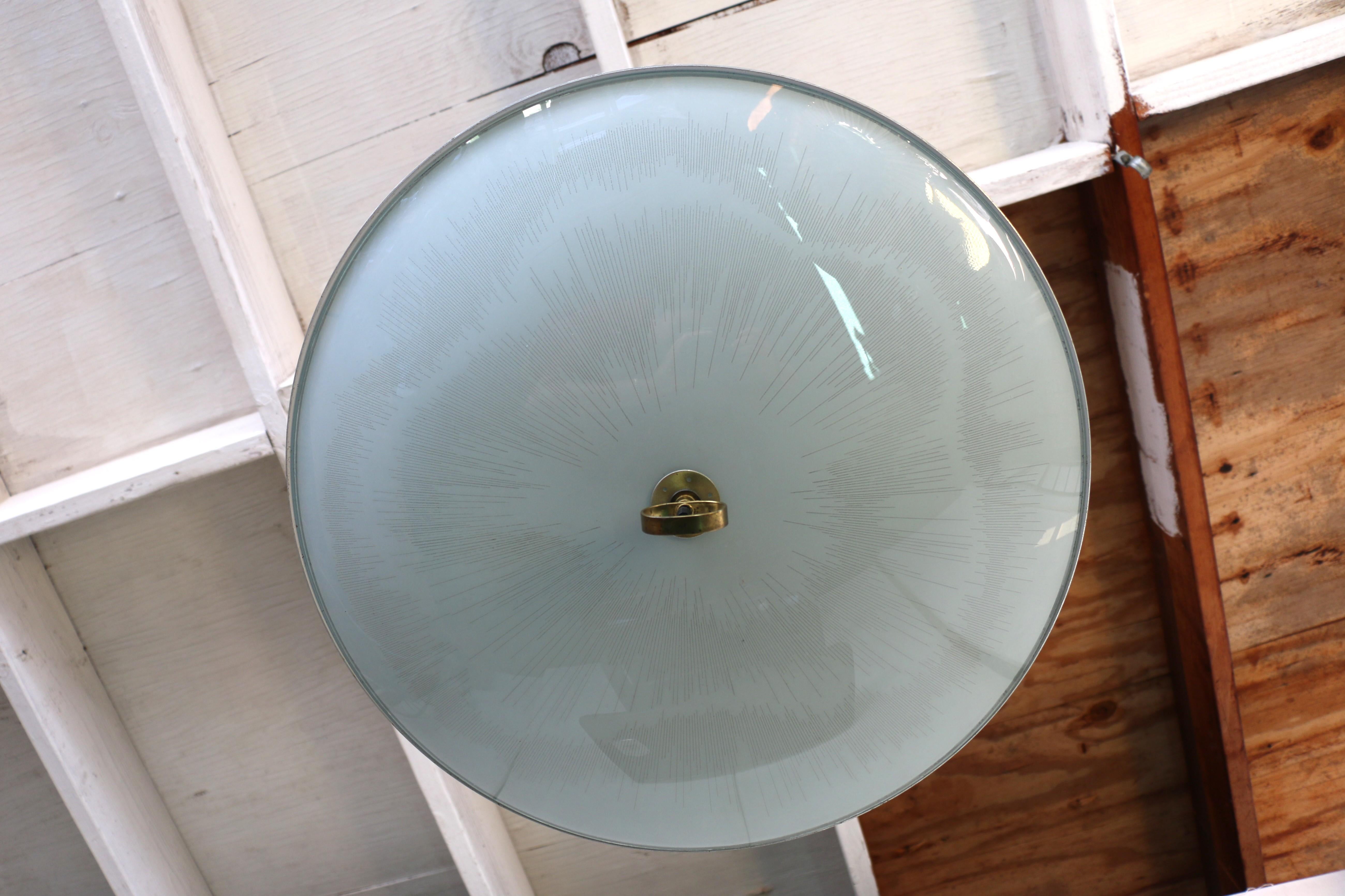 Mid Century Pull Down Pendelleuchte im Angebot 7