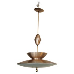 Mid Century Pull Down Pendant Light Fixture