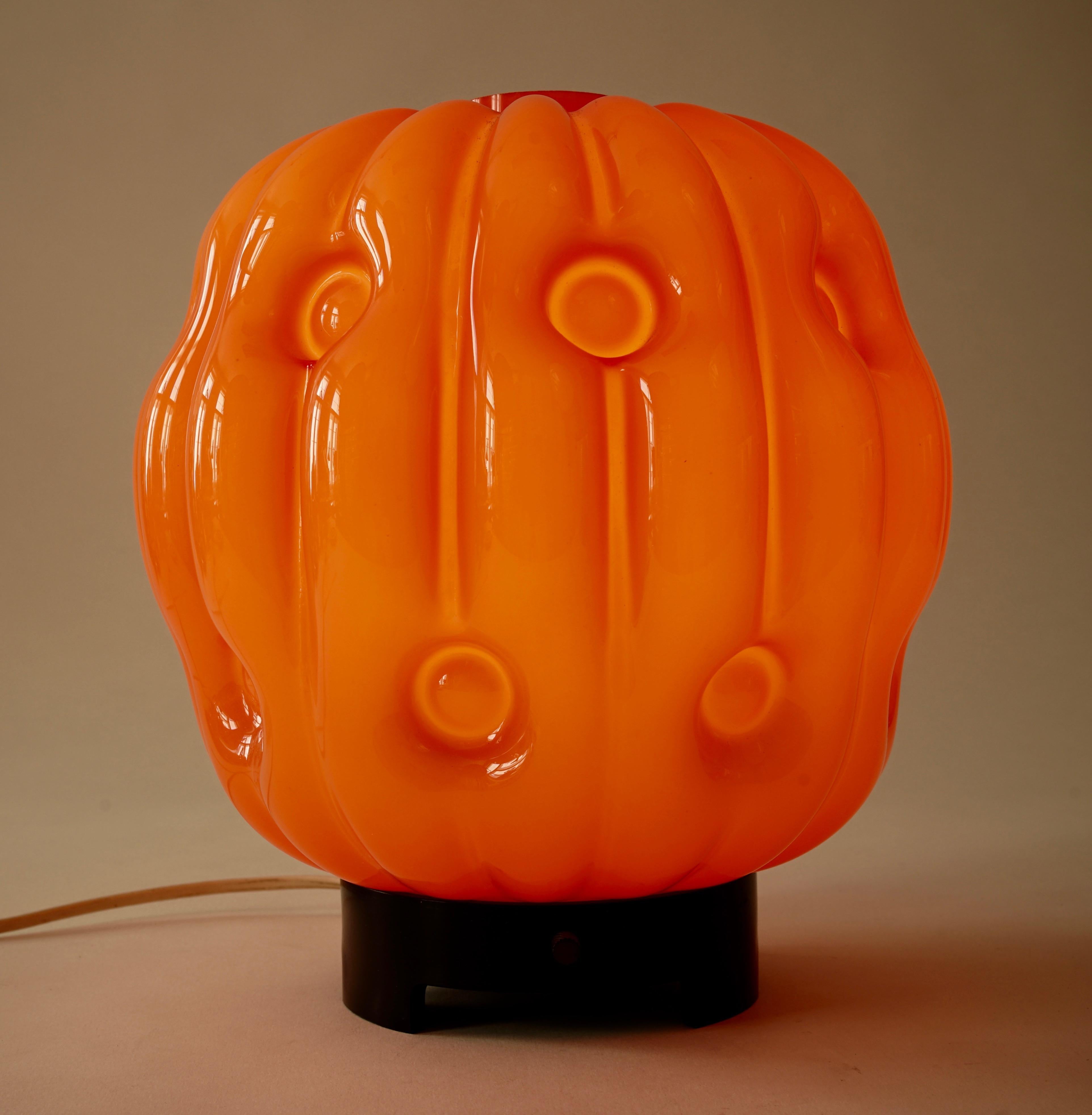 Mid-Century Modern Midcentury Pumpkin's Table Lamp, 1960 For Sale