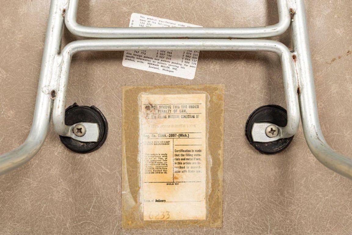 Sedie da salotto DAX viola di metà secolo di Eames per Herman Miller, anni '60 in vendita 3
