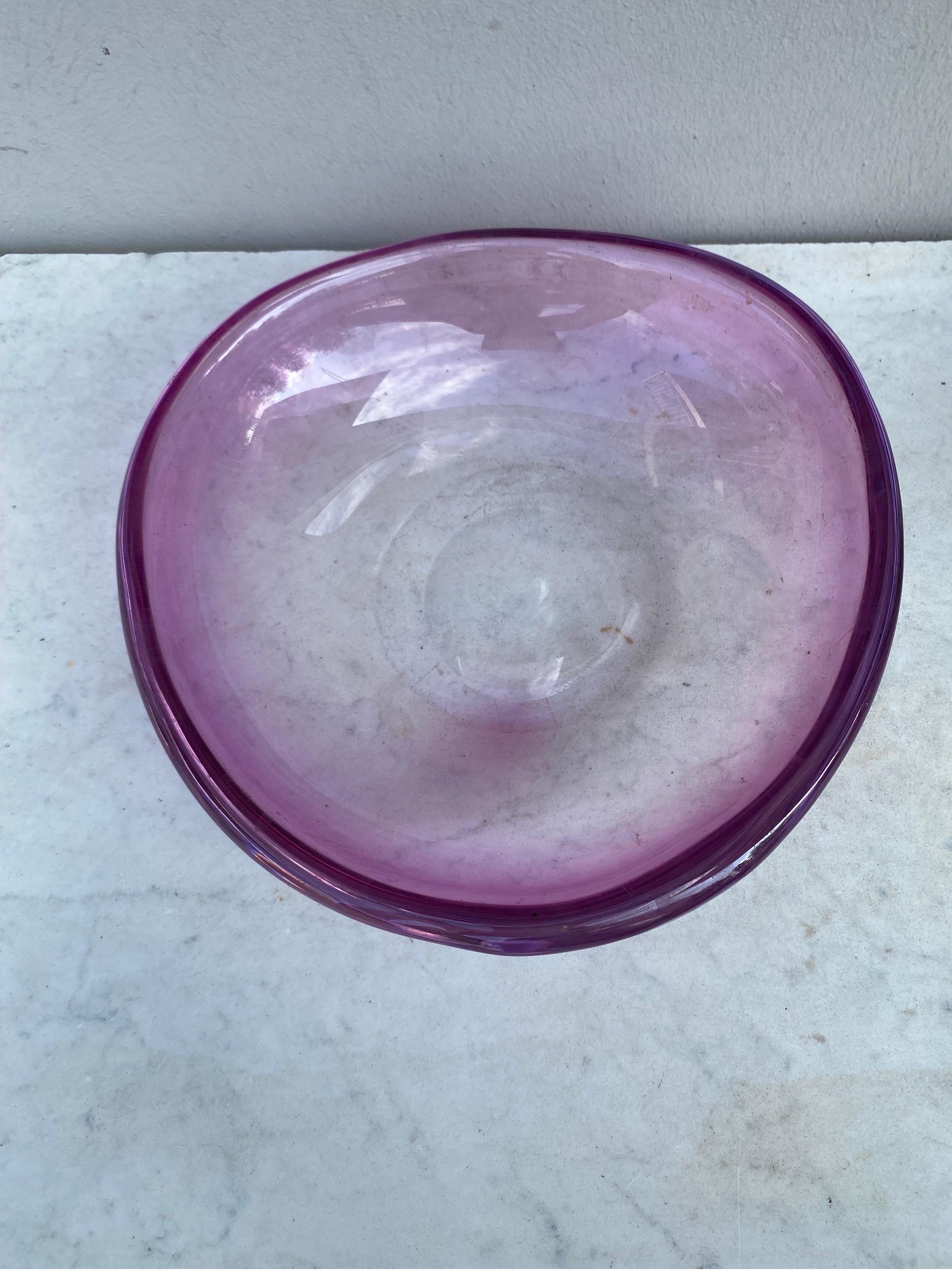 purple glass bowls