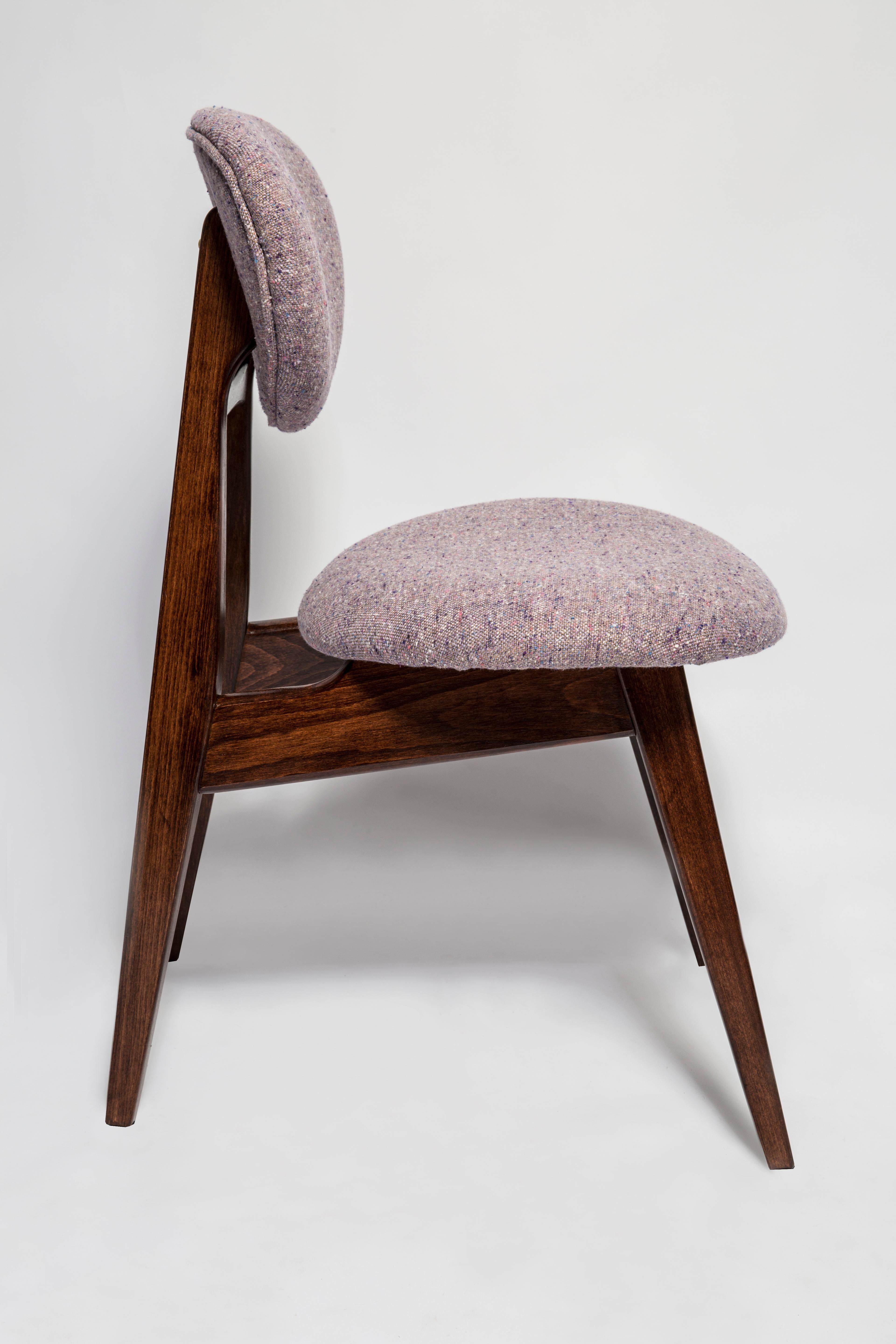 Hand-Crafted Mid-Century Purple Mushroom Chair, Type 200/128, by J. Kedziorek, Europe, 1960s For Sale