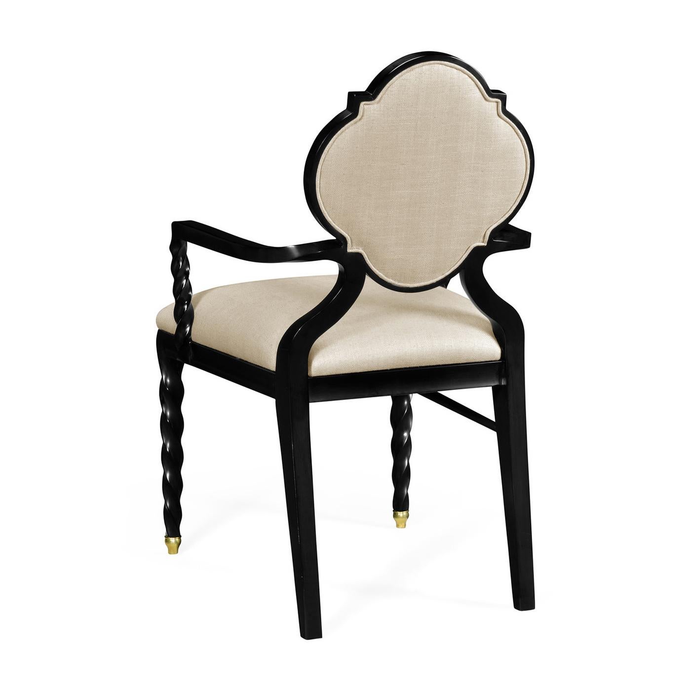 quatrefoil chair