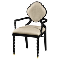 Mid Century Quatrefoil Dining Chair
