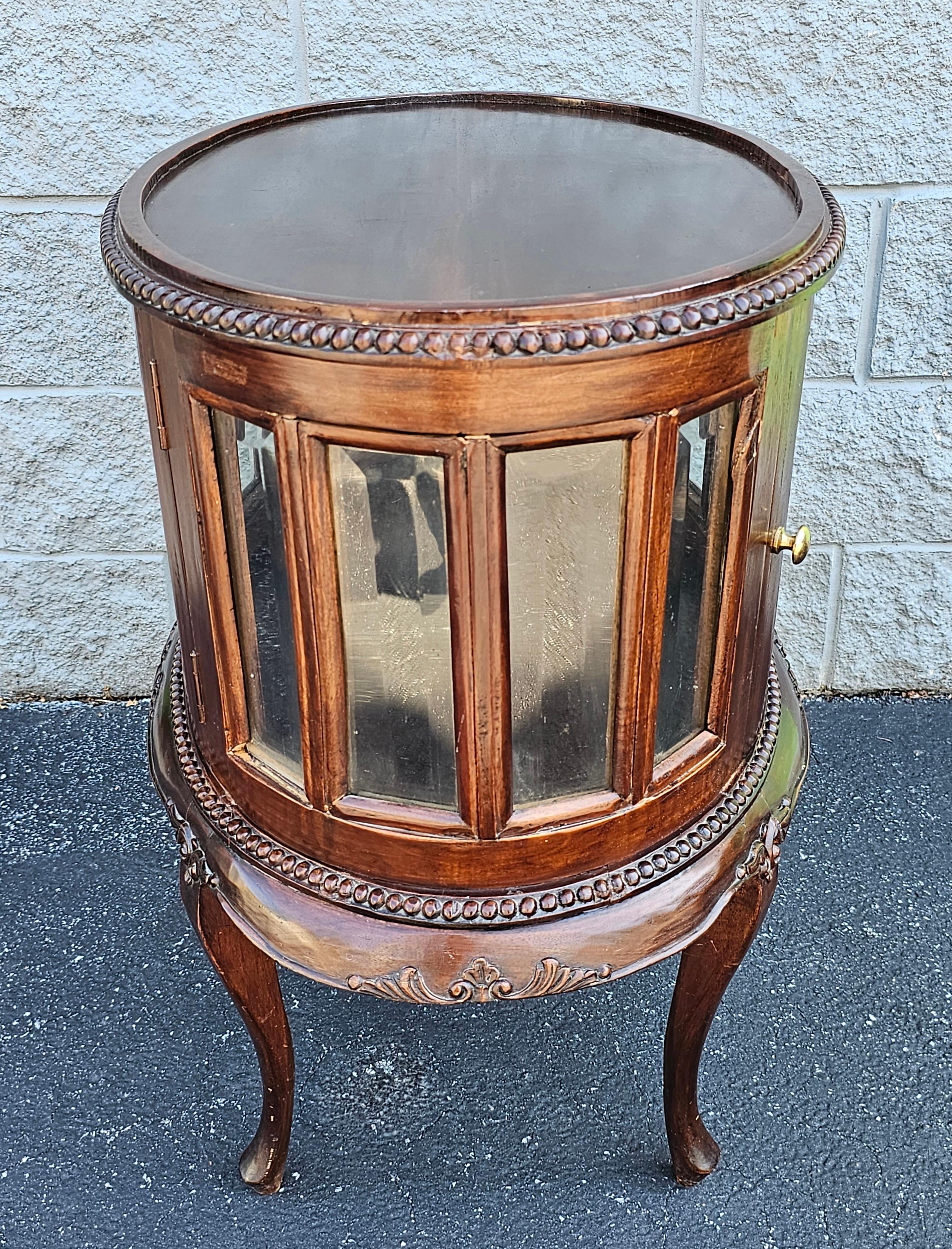 oval drinks cabinet
