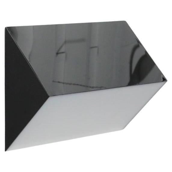 Mid-Century RAAK Black and White Plexiglass Triangular Wall Sconce