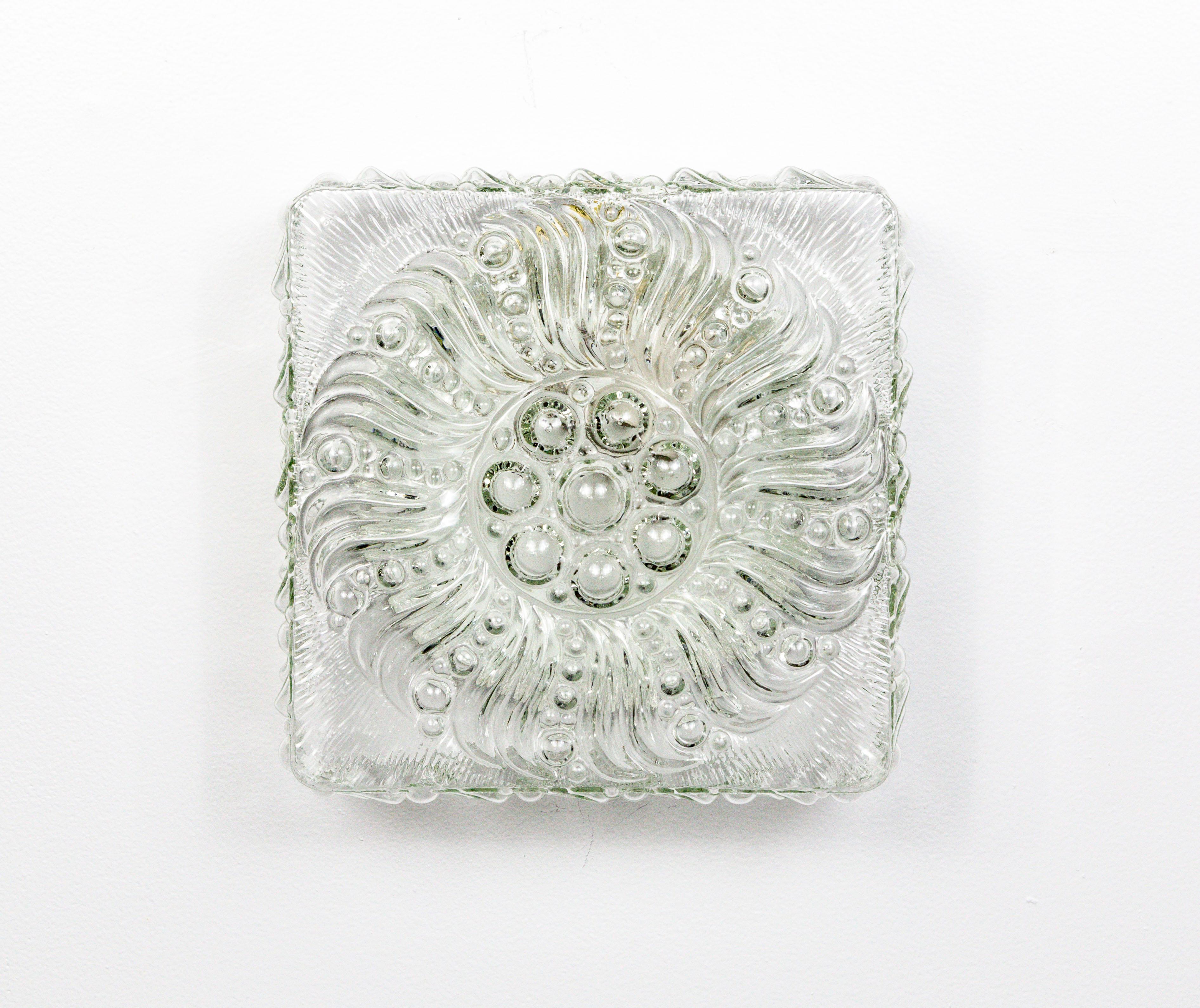 Lights Radial Bloom en verre du milieu du siècle en vente 1