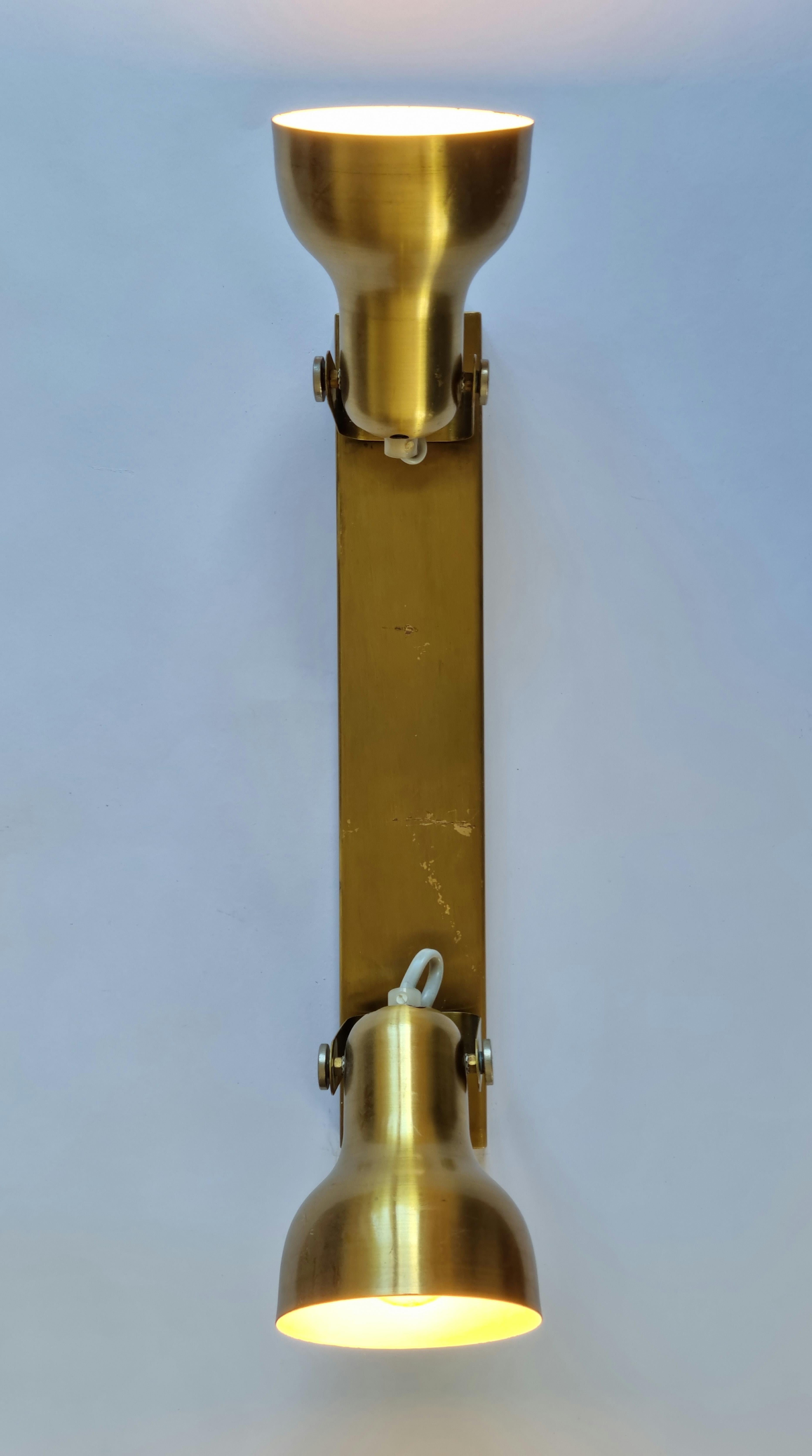 Rare lampe murale réglable du milieu du siècle, 1970 en vente 5