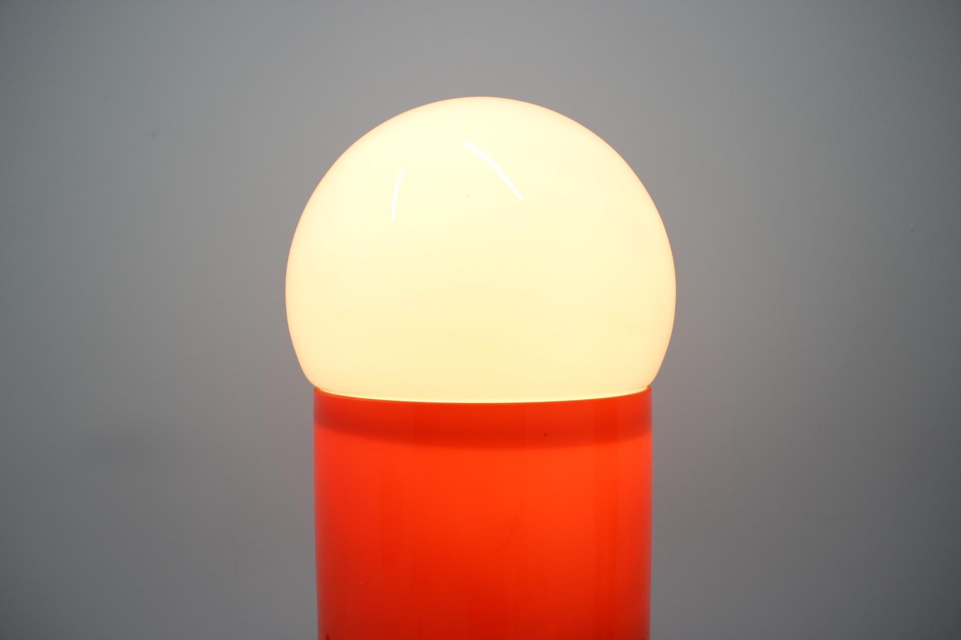 Czech Midcentury Rare Big Table Lamp, 1970s For Sale