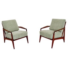 Mid-century Rare Danish teak lounge chair / Easy chair , 1950s