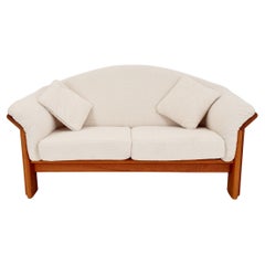 Mid-century Rare Danish teak lounge sofa 2 -Seater , By Silkborg  1970s