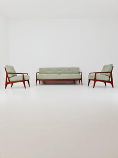 Mid-century Rare Danish teak lounge sofa/ Easy sofa /daybed, 1960s