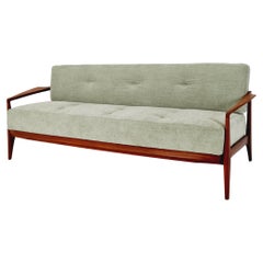 Mid-century Rare Danish teak lounge sofa/ Easy sofa /daybed, 1960s