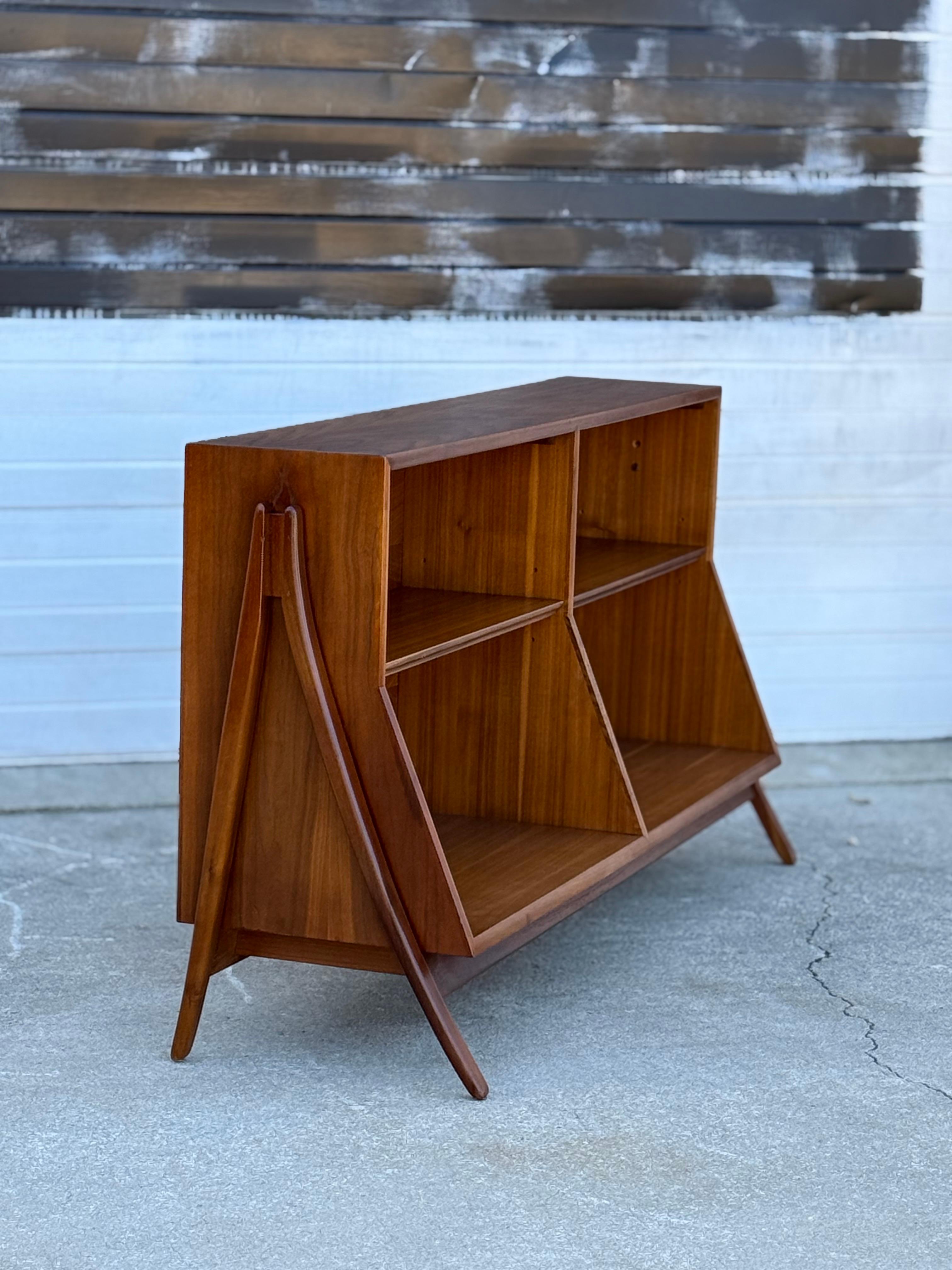 Mid-Century Rare Drexel Declaration Walnut Bookcase 3