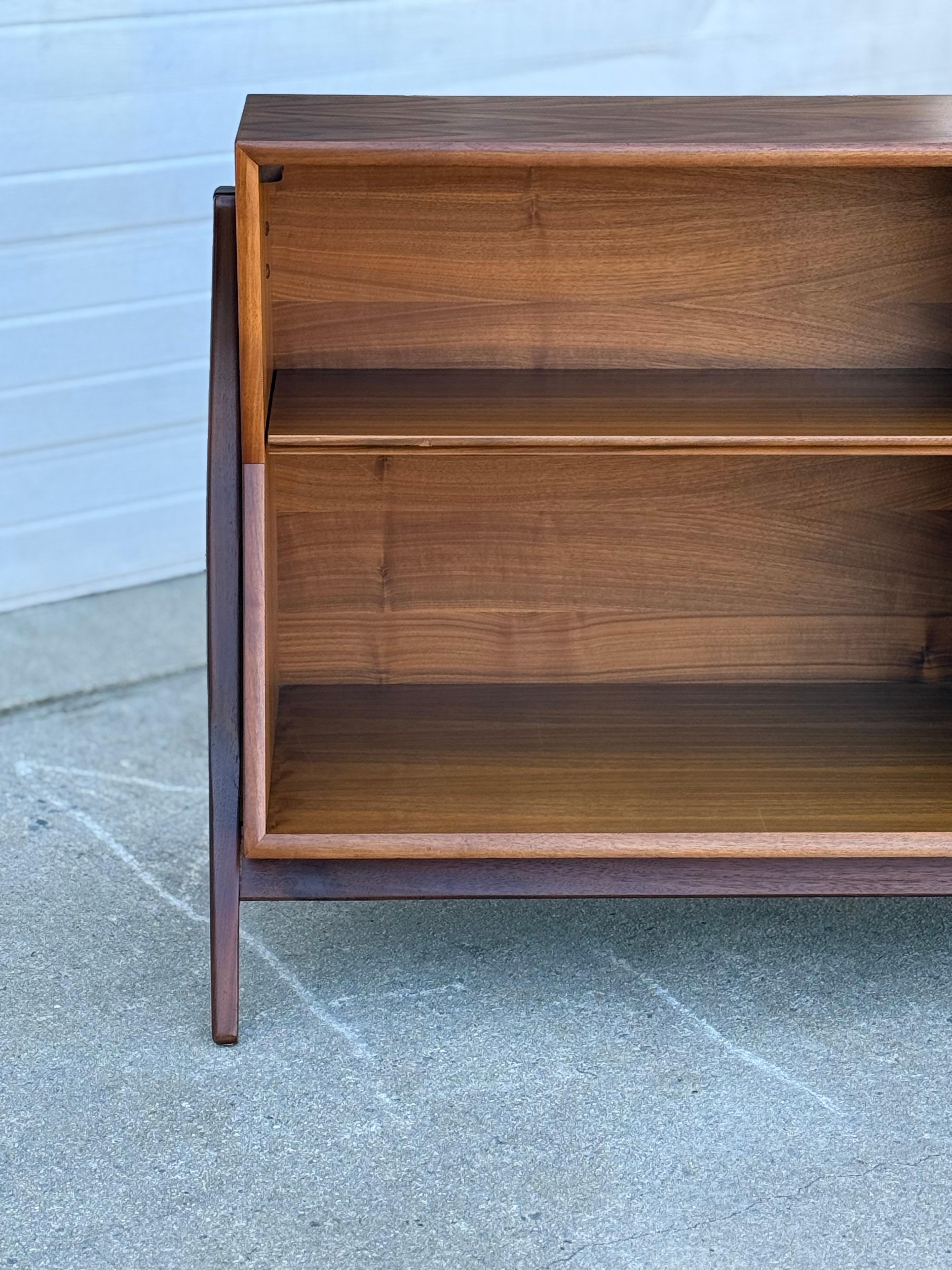 Mid-Century Rare Drexel Declaration Walnut Bookcase 4