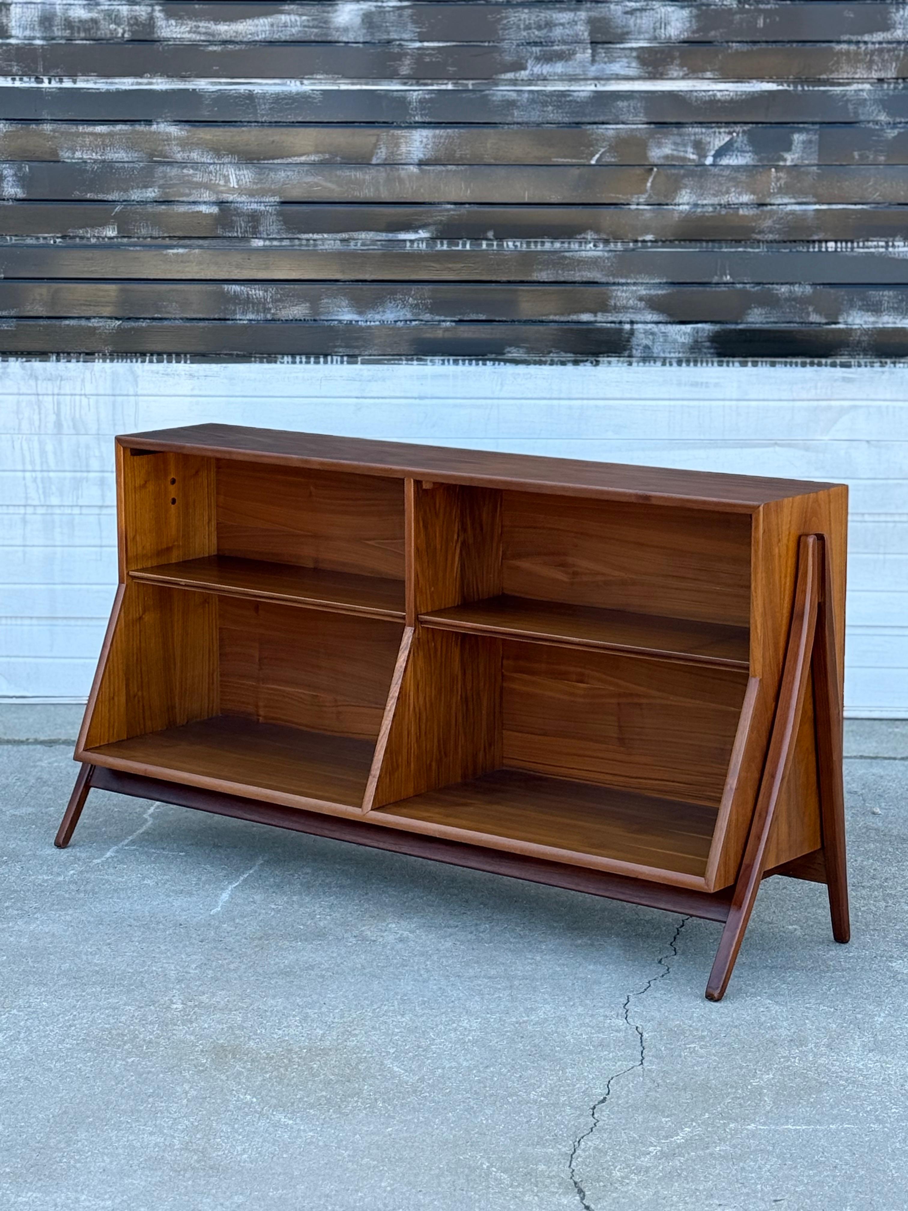 Mid-Century Rare Drexel Declaration Walnut Bookcase 6