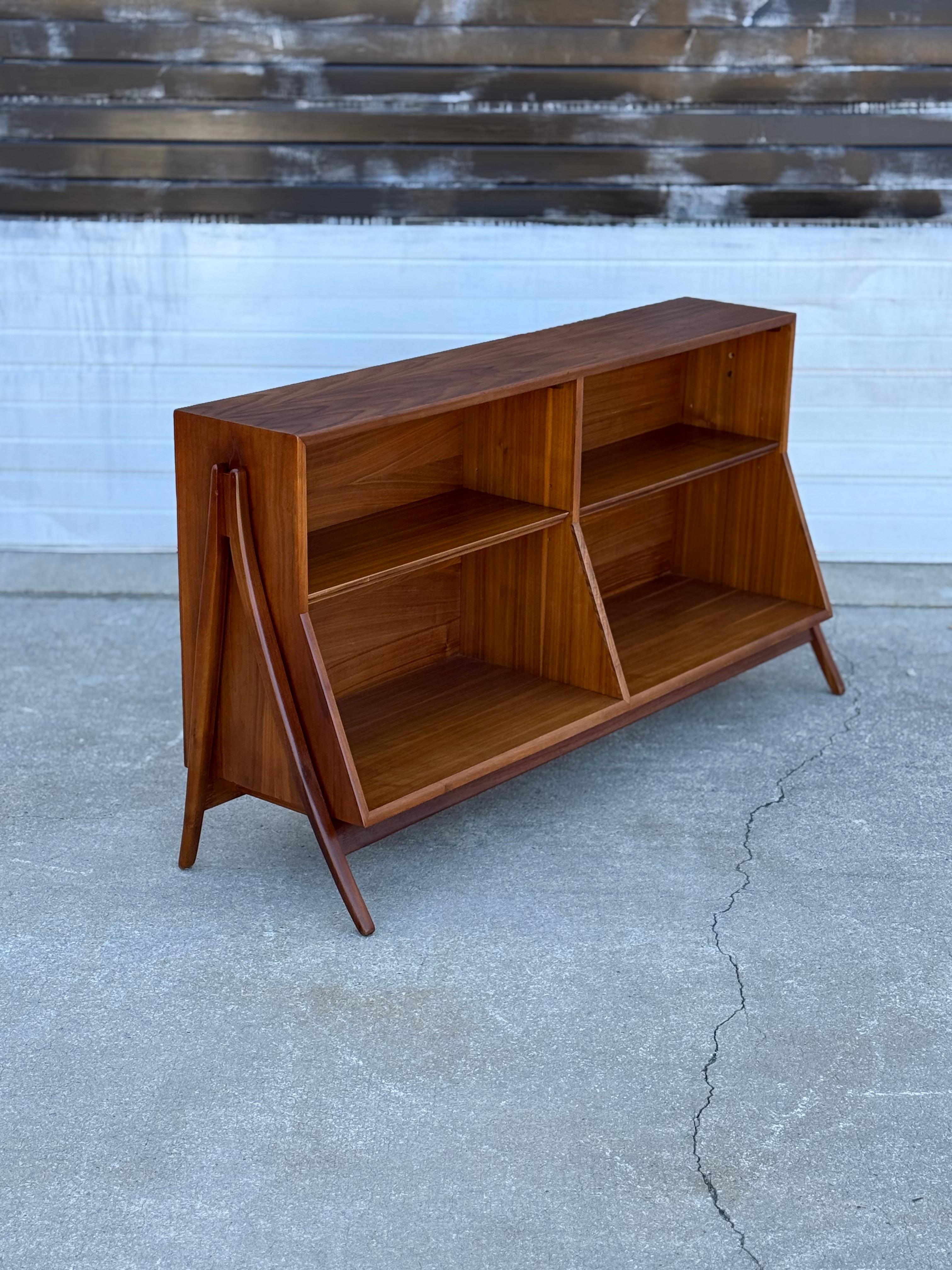 Mid-Century Modern Mid-Century Rare Drexel Declaration Walnut Bookcase